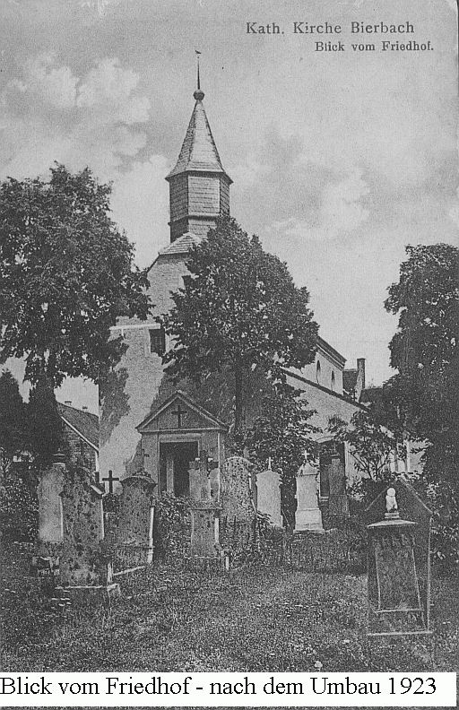 Blick vom Friedhof - nach dem Umbau 1923.gif (275427 Byte)